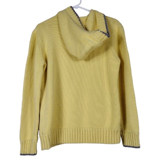 Liz Claiborne Sweatshirt Hoodie Womens XL Yellow Heavyweight Hooded Pullover - Picture 7 of 7